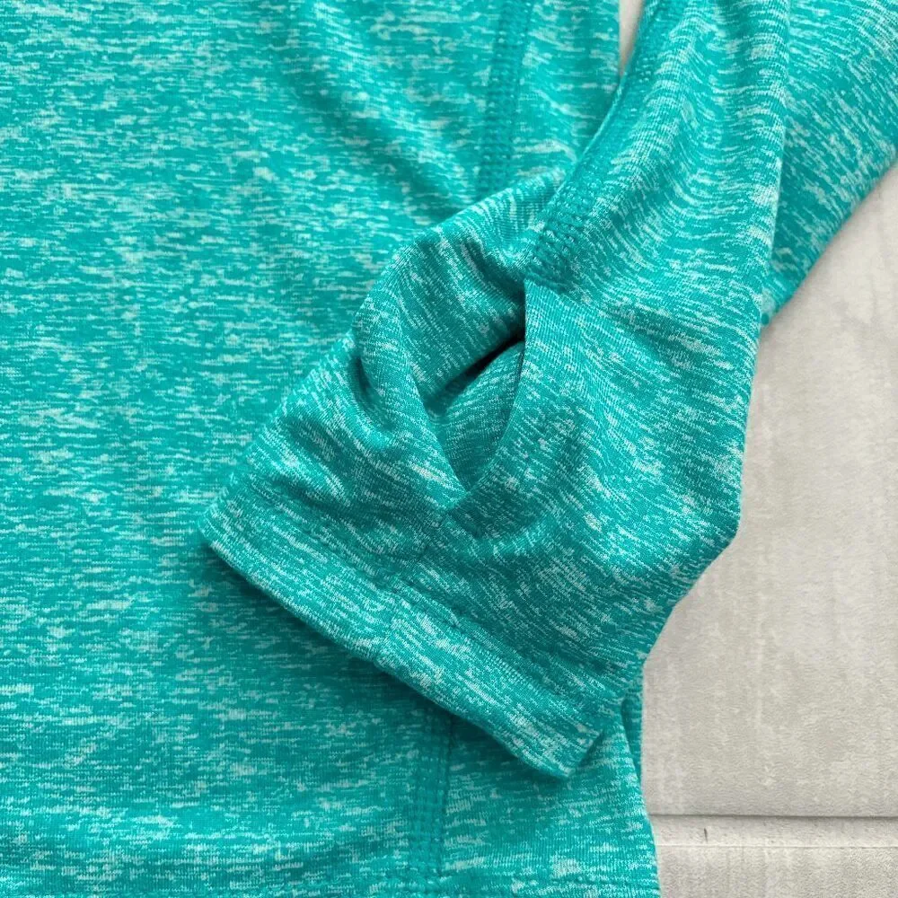 Nike Element Half-Zip Running Top Aqua Blue XS Dri-Fit Lightweight Outdoors Mesh